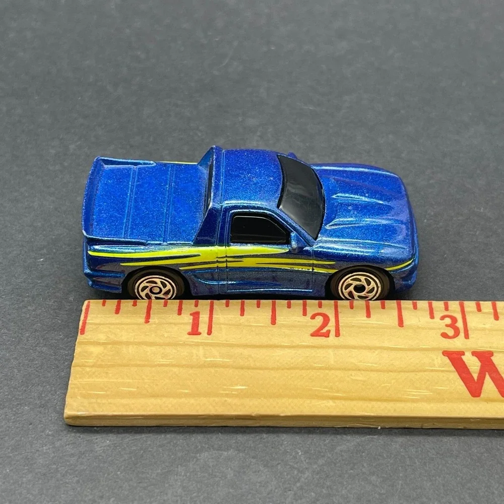 Matchbox The Buster 1990's Pickup Truck Blue Graphics Diecast‎ 1/64 Scale Loose
